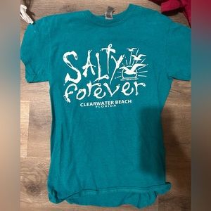 Woman’s Small Teal T-Shirt